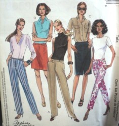 3659 MCCALLS PANTS, CAPRI PANTS,SKIRT 2 LENGTHS PATTERN 6-12